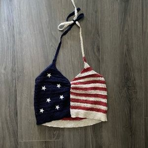 AE crotchet crop top
